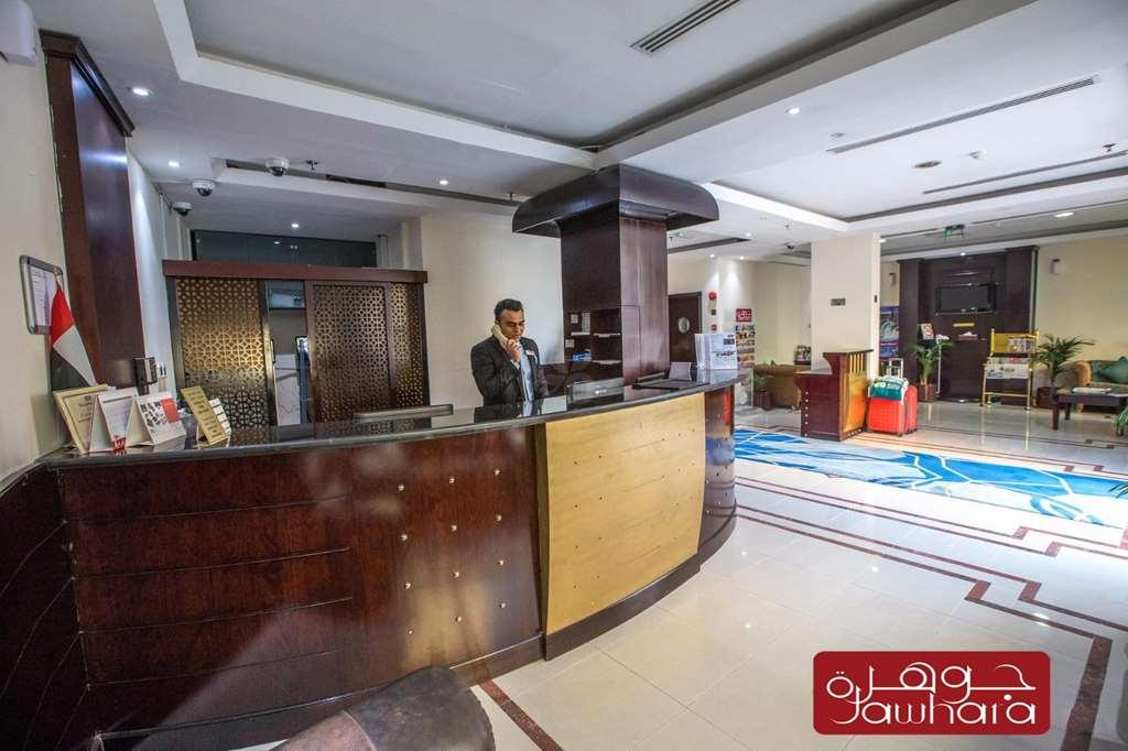 Al Jawhara Metro Hotel Dubai Inreriör bild